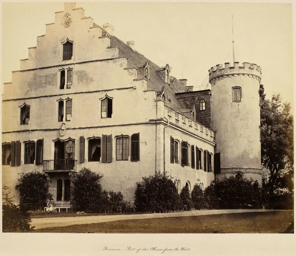'Rosenau- Part of the House from the West'