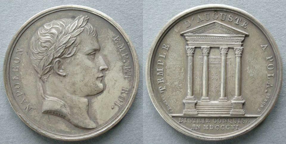 France. Medal commemorating the Conquest of Istria, 1806