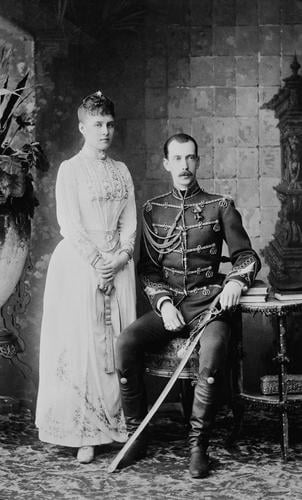 Grand Duke Paul Alexandrovich and Grand Duchess Alexandra Georgievna, when Princess Alexandra of Greece