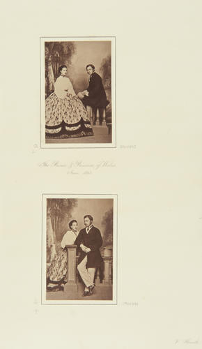 The Prince and Princess of Wales, June 1863 [in Portraits of Royal Children Vol. 7 1863-1864]