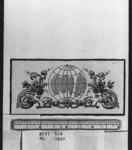A vignette with a globe