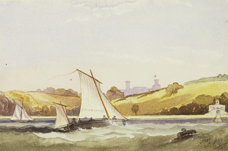 Sailing boat on the Solent