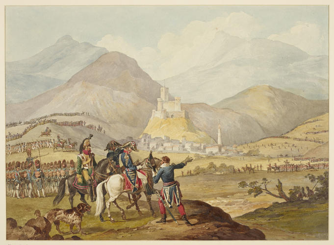 The British and French Armies at Biar, Valencia, 12th April 1813