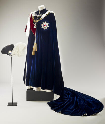 Master: Queen Elizabeth II's Order of the Garter. Robe and cap