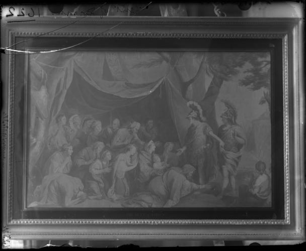 Glass plate negative of The Tent of Darius Glass plate negative of The Tent of Darius
