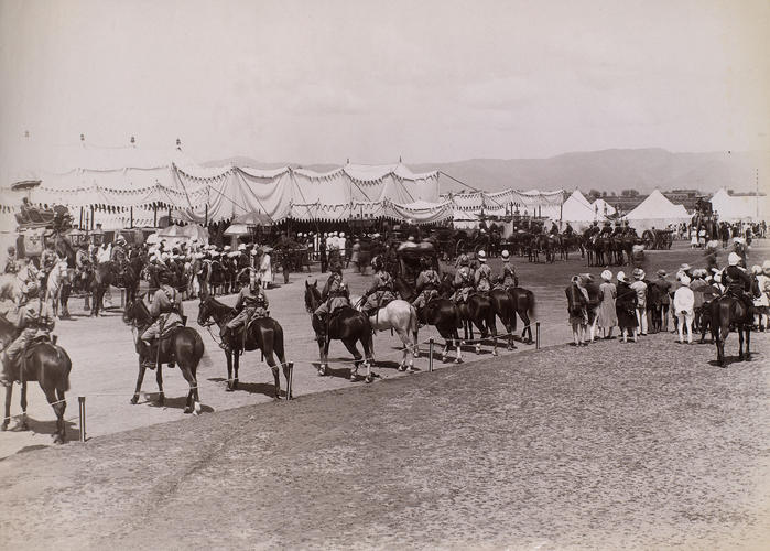 The arrival of the Amir of Afghanistan at the Viceroy's Camp, Rawalpindi, for the Durbar The arrival of the Amir of Afghanistan at the Viceroy's Camp, Rawalpindi, for the Durbar