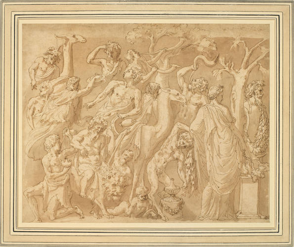 A Bacchic procession A Bacchic procession