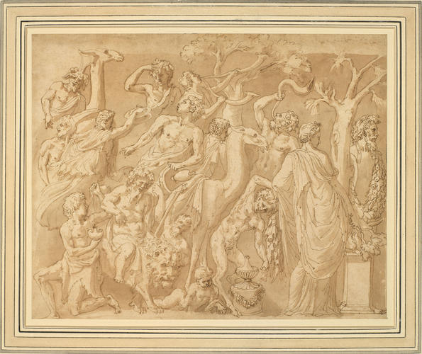 A Bacchic procession