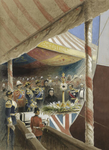 Launch of HMS Royal Arthur at Portsmouth, 26 February 1891 Launch of HMS Royal Arthur at Portsmouth, 26 February 1891