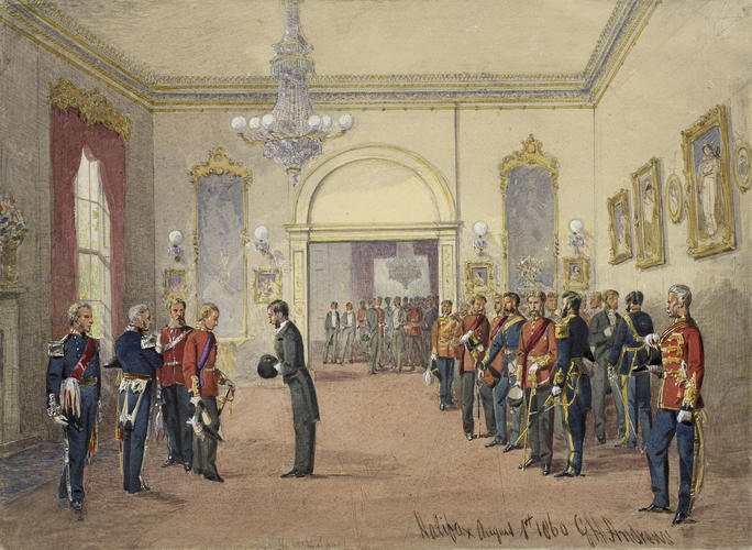 Reception of the Prince of Wales at Government House, Halifax, 1 August 1860