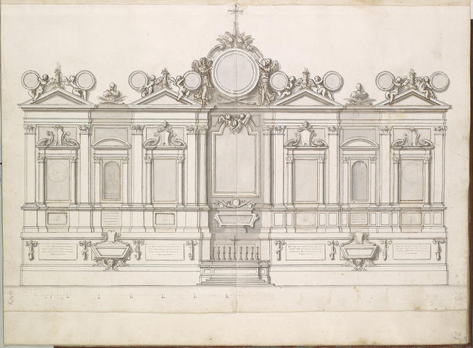 Naples Cathedral - Projects for the decoration of the apse Naples Cathedral - Projects for the decoration of the apse