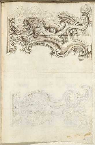 Designs for an ornamental pedestal in the Curia Designs for an ornamental pedestal in the Curia