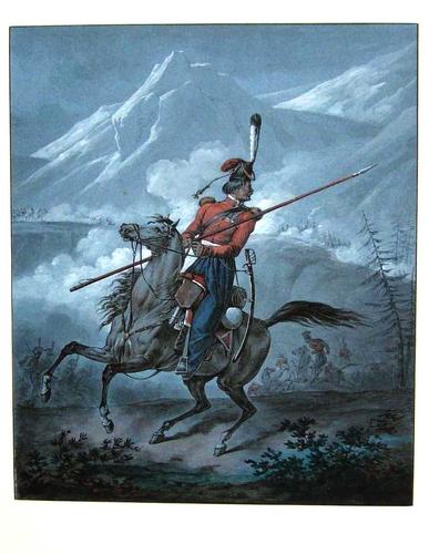 Russian Army. Sergeant of Regular Cossacks