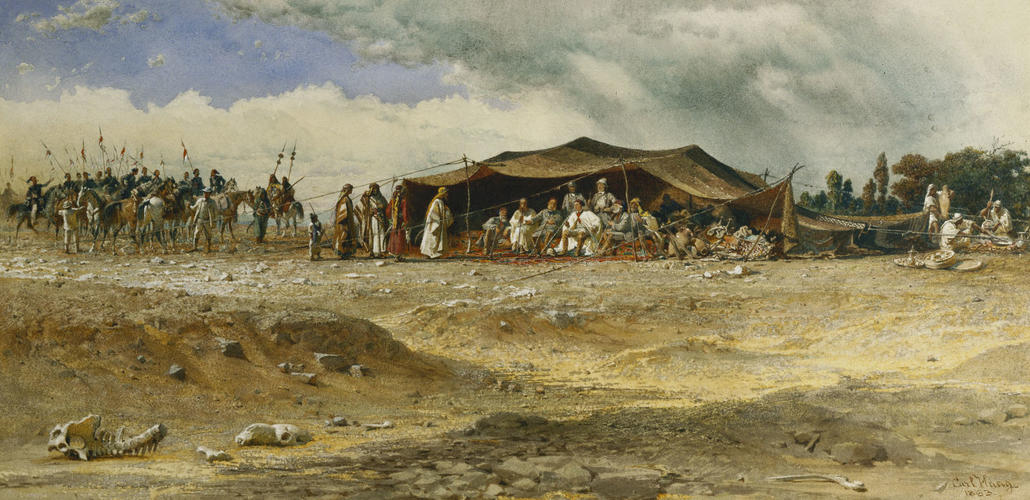 Visit of the Prince of Wales to Agyle Agha, 19 April 1862