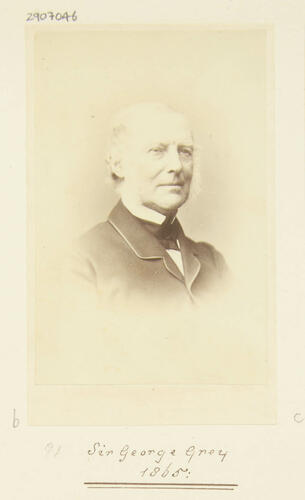 Sir George Grey, 1865 [Photographic Portraits Vol. 4/62 1861-1876]