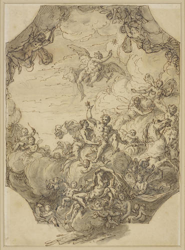 Design for the Prince of Wales's Bedchamber at Hampton Court Design for the Prince of Wales's Bedchamber at Hampton Court