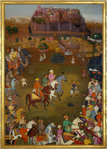 Master: Padshahnamah پادشاهنامه (The Book of Emperors) ‎‎
Item: The Capture of Orchha by imperial forces (October 1635)