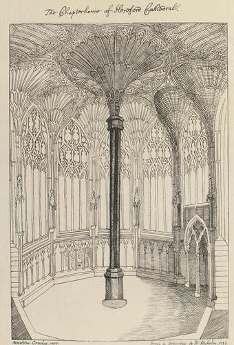 The Chapter House of Hereford Cathedral The Chapter House of Hereford Cathedral