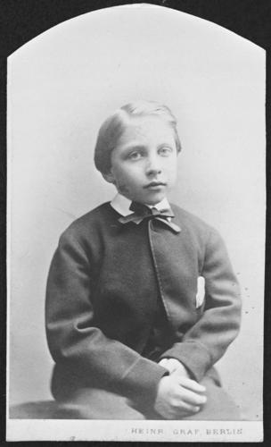 Emperor William II (1859-1941) when Crown Prince William, aged eight Emperor William II (1859-1941) when Crown Prince William, aged eight