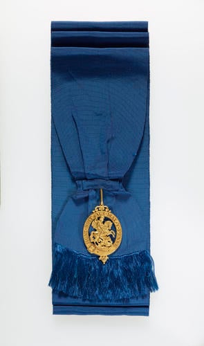 Emperor Alexander II of Russia's sash of the Order of the Garter Emperor Alexander II of Russia's sash of the Order of the Garter