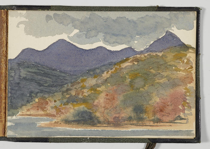Master: Sketchbook of Princess Louise Balmoral 30 September 1865
Item: A Highland Landscape