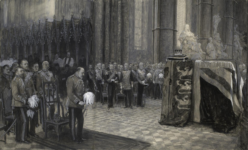 Funeral of H. R. H. The Duke of Cambridge, Westminster Abbey, 22nd March 1904