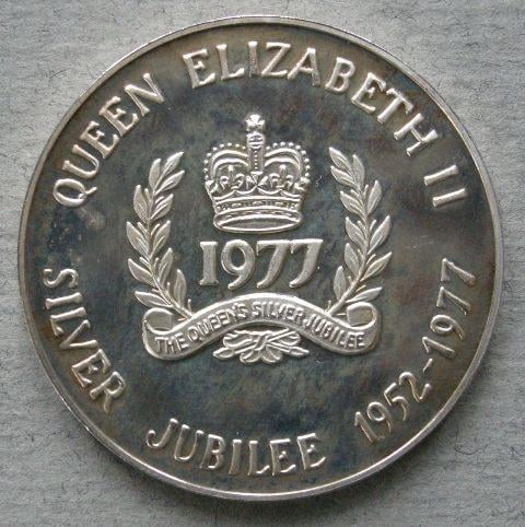 Canada. Medal commemorating the Silver Jubilee of the Reign of Queen Elizabeth II, 1977