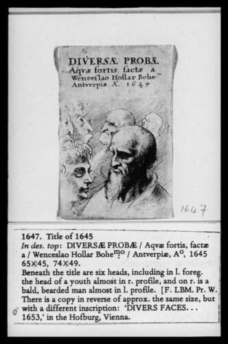 Title page 'Diversae Probae. . . 1645' Title page 'Diversae Probae. . . 1645'