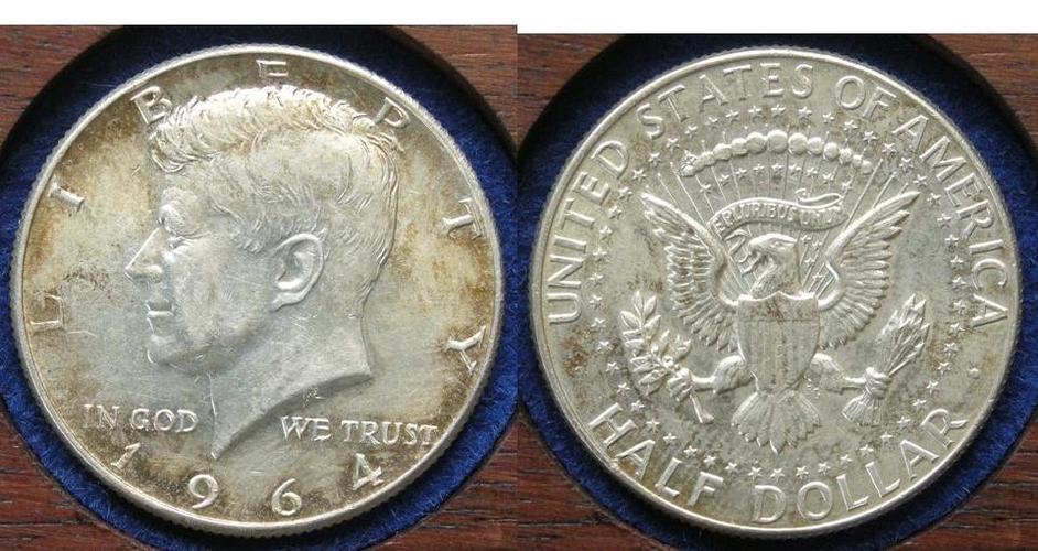 U. S. A. Half dollar, 1964 U. S. A. Half dollar, 1964