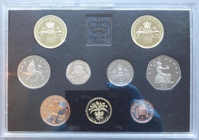 GREAT BRITAIN. 	Proof two pounds commemorating the tercentenary of the Bill of Rights
