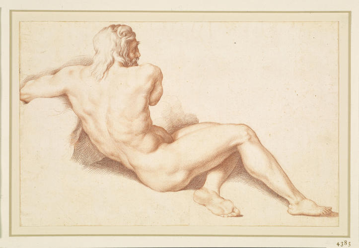 A reclining male nude