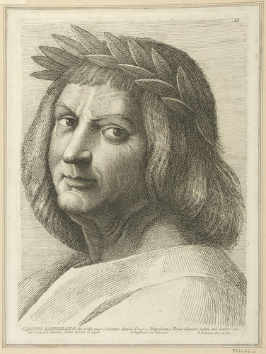 Master: Set of twenty-four heads from the 'Parnassus'
Item: Head of a poet [from the 'Parnassus']