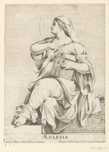 Allegorical figure of the Church [from the Sala di Costantino]