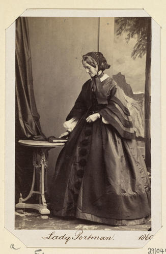 Lady Portman. 1860. [Royal Household Portraits. Volume 55. ]