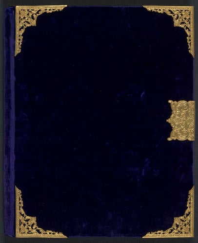 Blue Velvet Album of Hand Coloured Photographs Blue Velvet Album of Hand Coloured Photographs