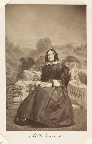 Mrs Grimm. [Royal Household Portraits. Volume 54. ]