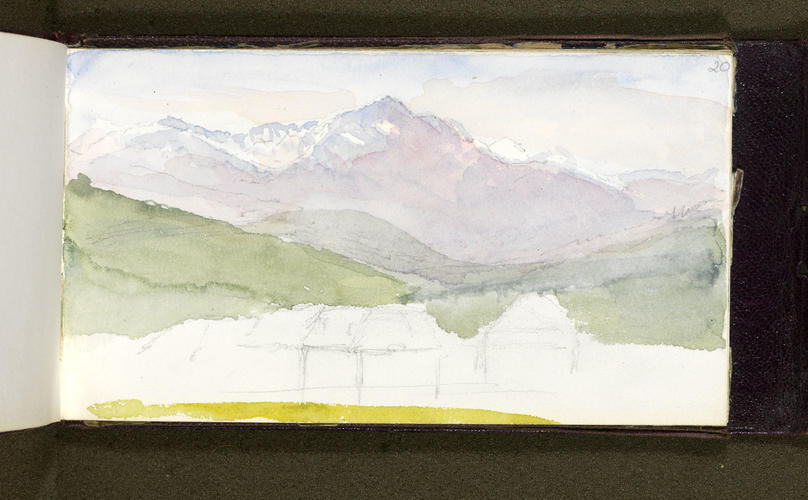 Master: Queen Victoria's Sketch Book 1885-1888
Item: A mountainside valley