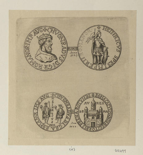 Two seals of Henry II and Conrad II Two seals of Henry II and Conrad II