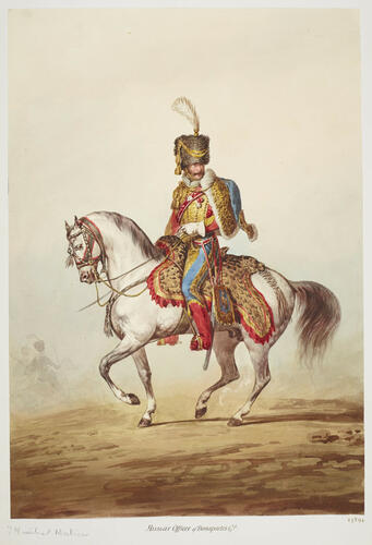 French Army. Chasseurs à Cheval of the Imperial Guard. About 1814