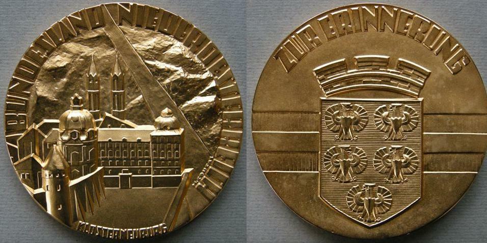 Austria. Medal of Klostern Neuburg Austria. Medal of Klostern Neuburg