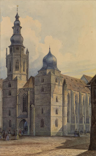 Coburg: exterior of the Moritzkirche