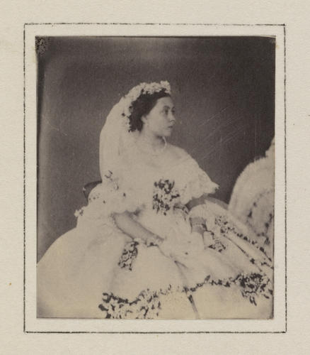 'The Princess Royal, Princess Fredric William of Prussia in her bridal dress'