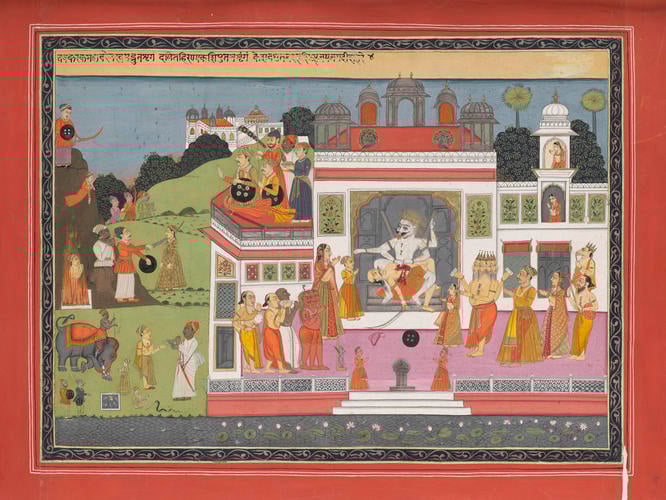 Master: Gita Govinda गीत गोविन्द (Song of the Cowherd)
Item: Gita Govinda गीत गोविन्द (Song of the Cowherd): song one verse four Master: Gita Govinda गीत गोविन्द (Song of the Cowherd)
Item: Gita Govinda गीत गोविन्द (Song of the Cowherd): song one verse four