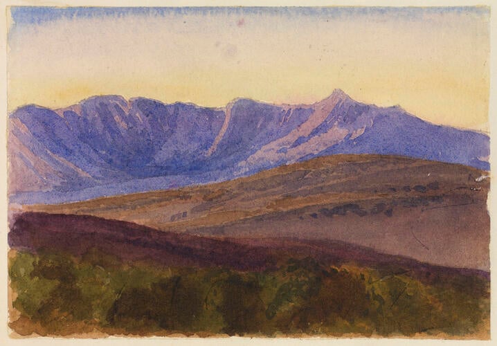 Master: SKETCHES FROM NATURE V. R. 1862 TO 1866
Item: A Highland landscape