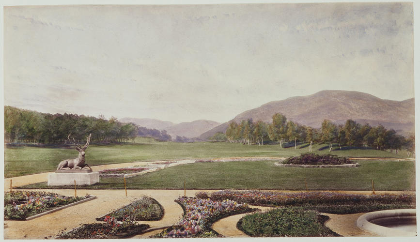 View from Queen's Sitting Room [Balmoral Vol3 1861-1880]