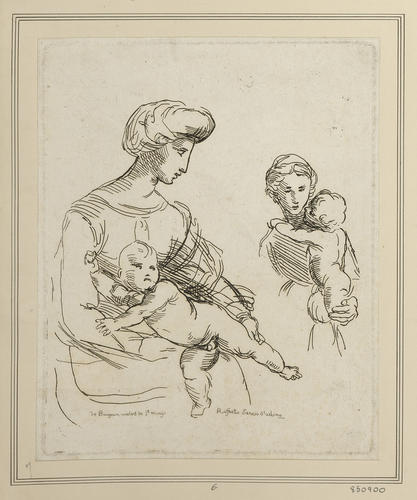 Two studies of the Virgin and Child