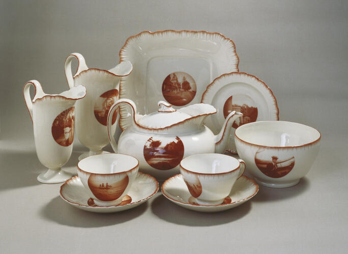 Set of cups and saucers