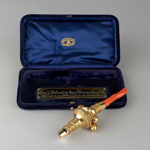 Queen Victoria's rattle and whistle