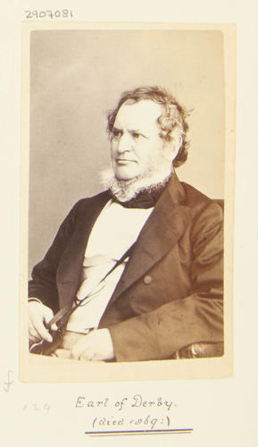 The Earl of Derby [Photographic Portraits Vol. 4/62 1861-1876]