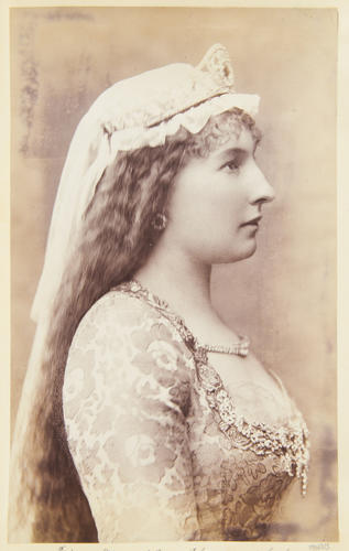 Princess Philip of Saxe Coburg and Gotha (Princess Louise, eldest daughter of the King and Queen of the Belgians), 1886. [Album: Photographic Portraits vol. 5/63 1875-1889]